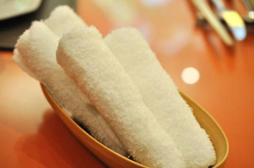 暑い夏にアロマおしぼり